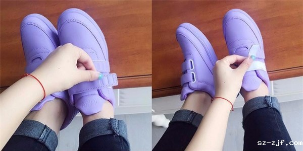 高端大气高档的魔术贴女鞋